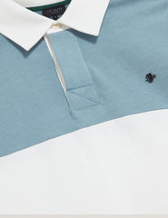 Sale|Men TRAVISS - Long Sleeve Panelled Rugby Shirt - Ted Baker