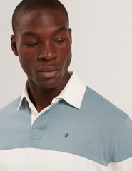 Sale|Men TRAVISS - Long Sleeve Panelled Rugby Shirt - Ted Baker
