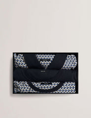Sale|Men SANGS Geometric Jersey Top Gift Set in Navy - Ted Baker