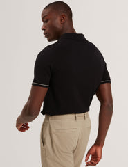 Sale|Men CHAPAL Chevron Texture Knit Short Sleeve Polo - Ted Baker