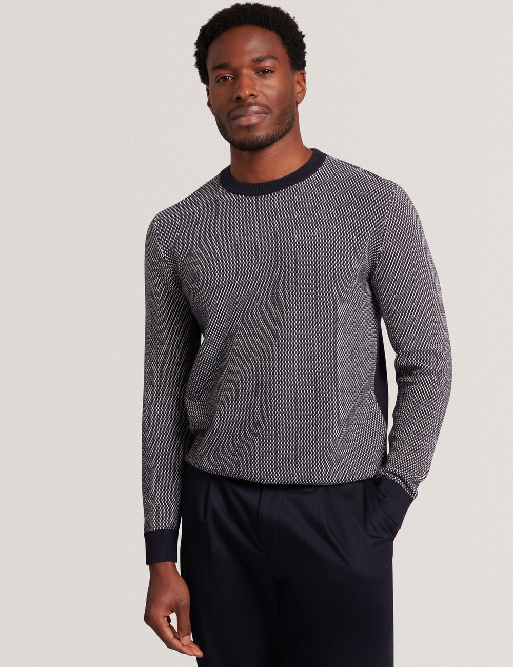 Sale|Men NEOPOTI Contrast Stitch Knit Cotton Polo Shirt - Ted Baker