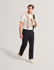 Sale|Men TEDDOT Tapered Leg Cotton Stretch Twill Pants - Ted Baker