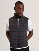 Sale|Men DOPPEL Reversible Fine Knit Quilted Gilet - Ted Baker