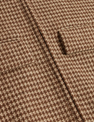 Sale|Men BAGLAN Dogtooth Check Wool Harrington Jacket - Ted Baker