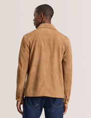 Sale|Men WALLY - Suede 3-Pocket Button Front Jacket - Ted Baker