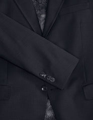 Sale|Men WRIGHT-GRID – Single Breasted Two Button Notch Fully Fashioned Grid Suit Jacket - Ted Baker