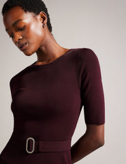 Women SAMALEE - Flippy Hem Knitted Midi Dress - Ted Baker