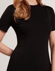 Women SHORT SLEEVE JERSEY MAXI DRESS - Rich Black - Ted Baker