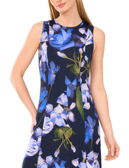 Women SHORT SLEEVE MAXI DRESS - Navy - Ted Baker
