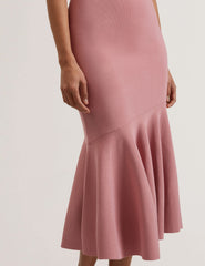 Women MIYHAA - Flippy Hem Square Neck Knitted Midi Dress - Ted Baker