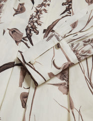 Women ELODIZA - Sepia Print Linen Silk Mini Shirt Dress - Ted Baker