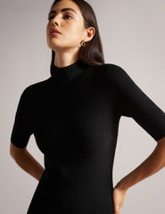 Women CANDDY - Pleated Hem Bodycon Knit Mini Dress - Ted Baker