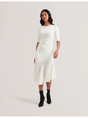 Women SAMALEE - Flippy Hem Knitted Midi Dress - Ted Baker
