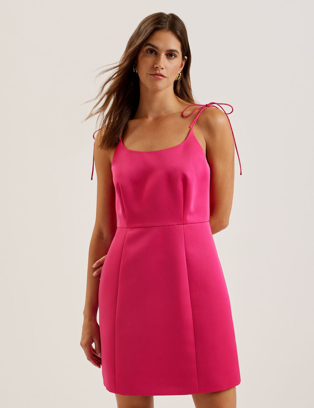 Women KAVALA - Tie Strap Square Neck Mini Dress - Ted Baker