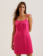 Women KAVALA - Tie Strap Square Neck Mini Dress - Ted Baker