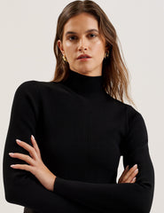 Women ASNES - Knit Bodice Midi Dress With Printed Skirt - Ted Baker