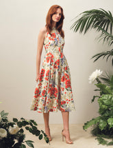 Women NOEMIA Floral Sleeveless Collared Midi Dress - Ted Baker