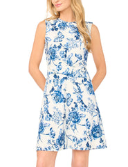 Women TANYA Floral Twist Front Sleeveless Mini Dress - Ted Baker