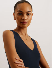 Women JOSIIY - V Neck Slim Fit Sleeveless Knit Top - Ted Baker