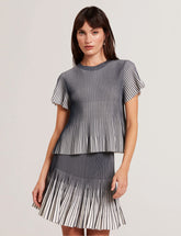 Women HETHRR - Textured Knit Fluted Short Sleeve Top - Ted Baker