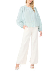 Women BROOKE Striped Puff Long Sleeve Blouse - Ted Baker