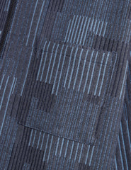 Men IWOJAN Mixed Weave Stripe Zip-Through Overshirt - Ted Baker