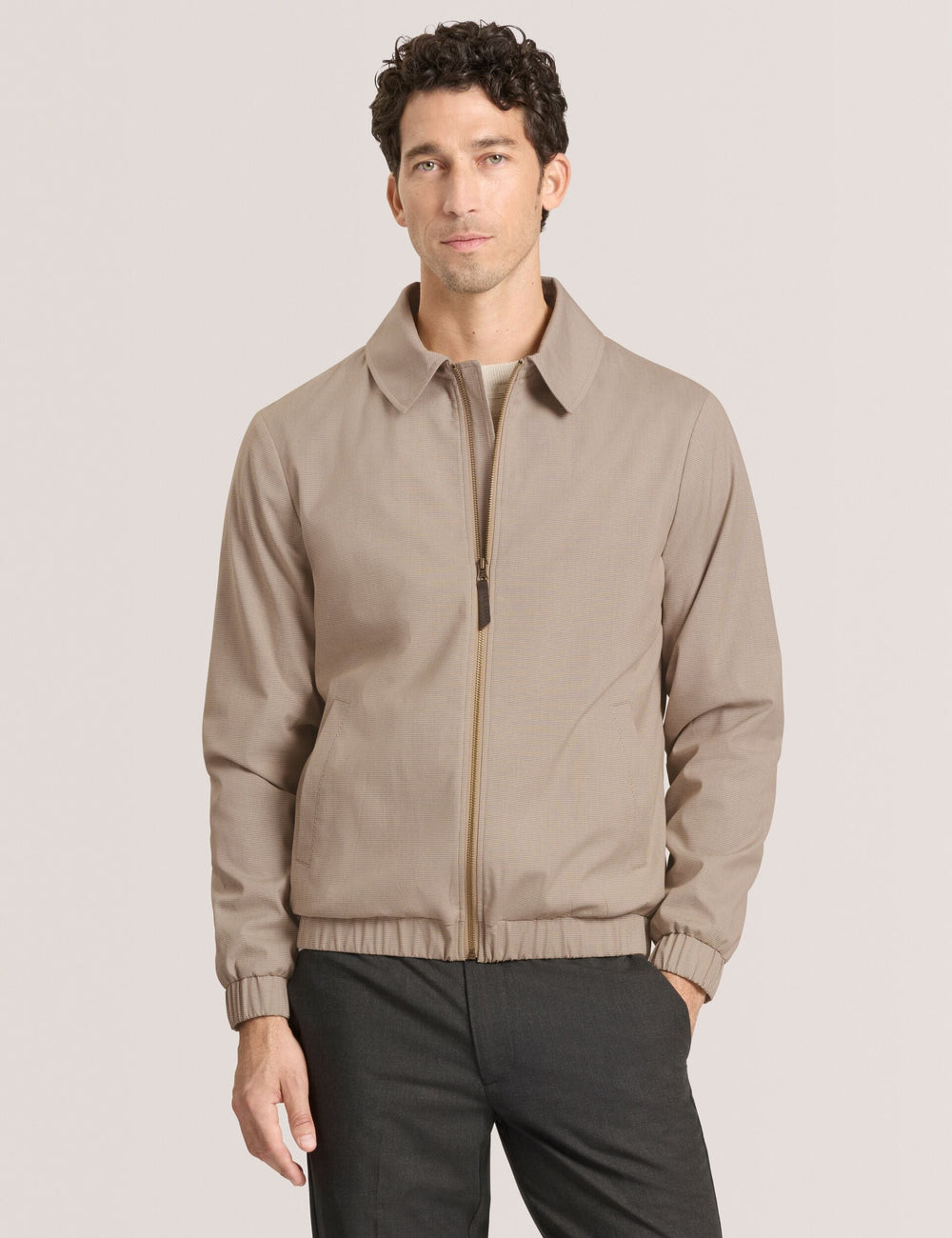 Men WINGATE Harrington Zip-Through Bomber Jacket - Ted Baker