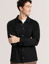 Men BUTTON FRONT SHACKET Woven Button Through Shirt Jacket - Ted Baker