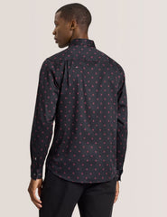 Men SOREN - Long Sleeve Daisy Print Shirt - Ted Baker