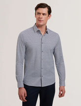 Men WAVEY - Long Sleeve Geo Print Shirt - Ted Baker