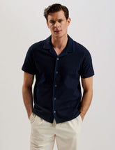 Men SELAR - SS Regular Button Through Shirt - Ted Baker