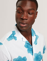 Men ATALAI Bold Floral Seersucker Short Sleeve Shirt - Ted Baker