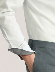 Men NANTUCKET Geo Texture Stretch Cotton Slim Fit Shirt - Ted Baker