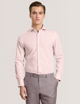 Men NANTUCKET Geo Texture Stretch Cotton Slim Fit Shirt - Ted Baker