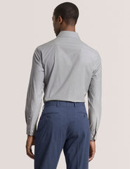 Men NANTUCKET Dobby Stretch Cotton Slim Fit Shirt - Ted Baker