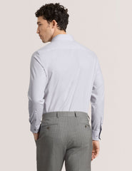 Men GENEVA Textured Stretch Cotton Slim Fit Shirt - Ted Baker