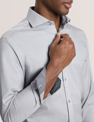 Men NANTUCKET Dobby Stretch Cotton Slim Fit Shirt - Ted Baker