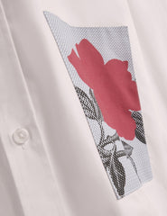 Men ALVIRO Graphic Patch Relaxed Fit Cotton Shirt - Ted Baker