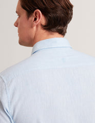 Men WRYTE Short Sleeve Linen Cotton Woven Shirt - Ted Baker