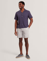 Men FLEURRE Jacquard Floral Cotton Short Sleeve Shirt - Ted Baker