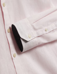 Men PRYNN Linen Cotton Woven Long Sleeve Shirt - Ted Baker