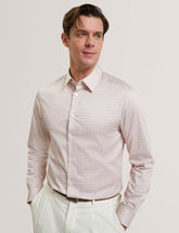 Men FIRDAWI Slim Geo Striped Long Sleeve Shirt - Ted Baker