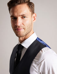 Men CORE WAISTCOAT - Grey - Ted Baker