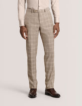 Men WINTER-CHECK Tonal Check Modern Fit Suit Pants - Ted Baker