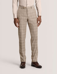 Men WINTER-CHECK Tonal Check Modern Fit Suit Pants - Ted Baker