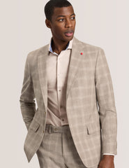 Men WRIGHT Tonal Check Modern Fit Suit Jacket - Ted Baker