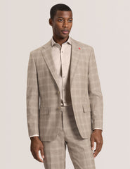 Men WRIGHT Tonal Check Modern Fit Suit Jacket - Ted Baker