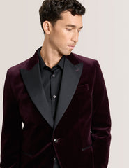 Men WEBSTER Velvet Single Breasted Tuxedo Jacket - Ted Baker