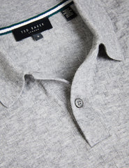 Men MORAR - Long Sleeve T Stitch Knitted Polo - Ted Baker