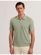Men REDMAN - Textured Pure Cotton Knitted Polo Shirt - Ted Baker
